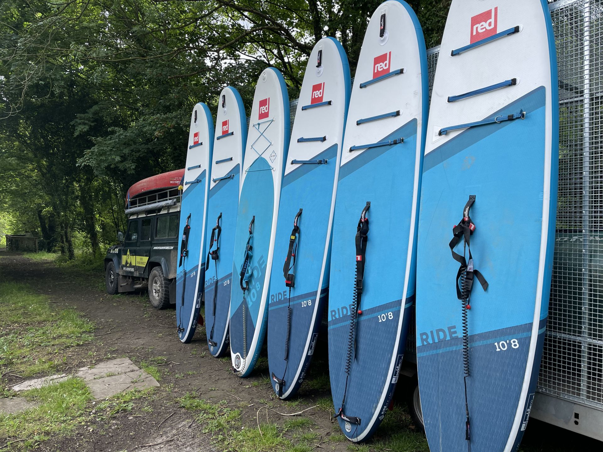 Paddleboards ready for customers