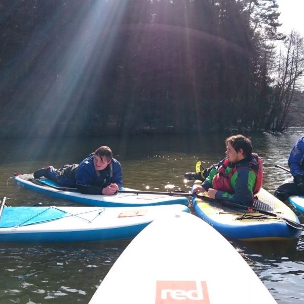 British Canoeing SUP instructors module on Mallards Pike
