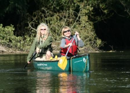 Canoeing the River Wye