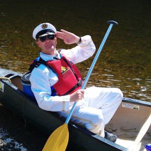 Just to be sure who is captain in that boat